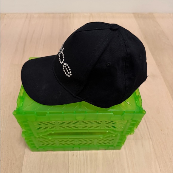 Bebe Rhinestone Logo Baseball Cap - Picture 5 of 7